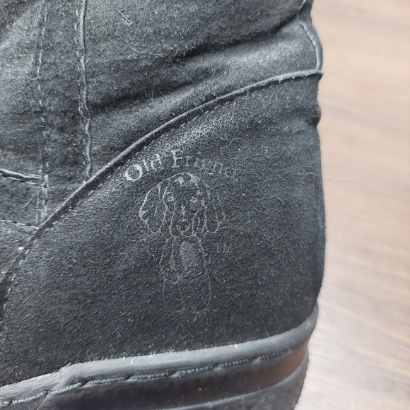 Vintage Old Friend Suede Sherpa‎ Lined  Boots Size 8 - Picture 5 of 10